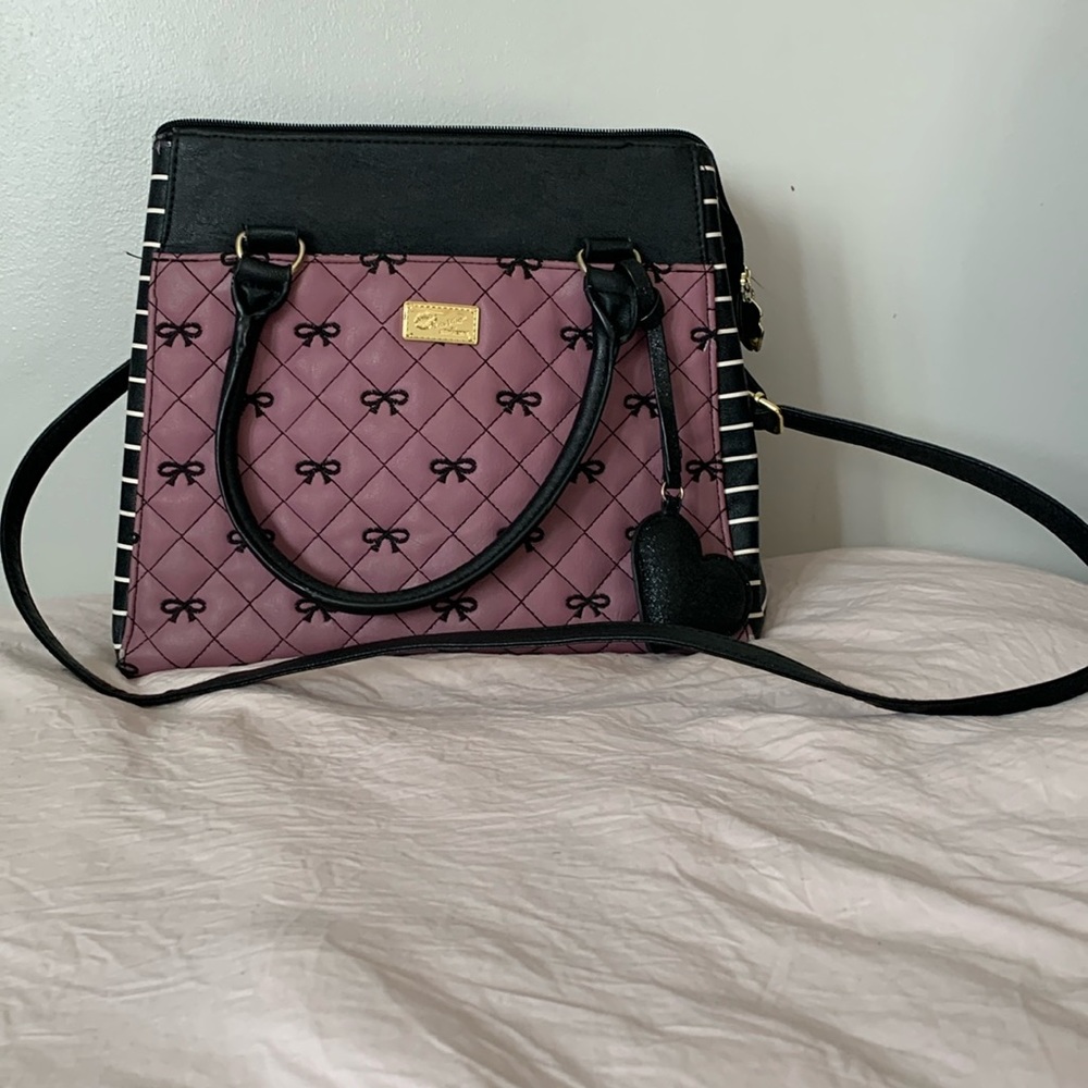 Rare Betsey Johnson Berry Bows Satchel